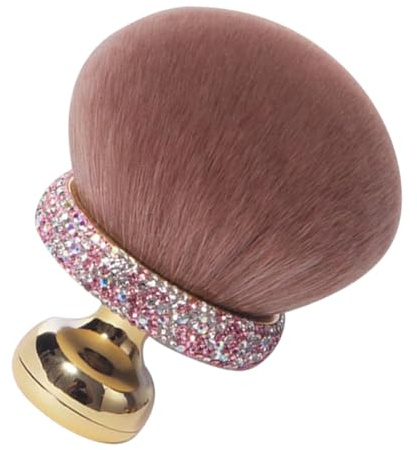 Mushroom Makeup Brush Applicator - Women Blush Foundation Brush Cosmetics,Soft Makeup Concealer Applicator for Smooth Application for Daily Use and Travel