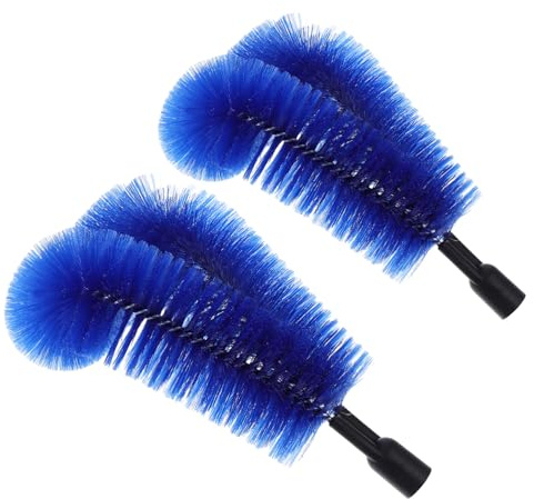 Homoyoyo 2piezas Cabezal De Cepillo Para Tuberías De Azul Herramientas Para Limpiar Canaletas Cepillos Para Canalones Limpiador De Canaletas Para Uso Doméstico y Comercial