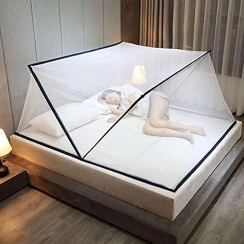 Automatic Mosquito Net Foldable Nets Installation-free Students Kids Bed Tent Portable Travel Bed Canopy Netting-blue Mosquito Net, Navy Mosquito Net, 135x190x80cm