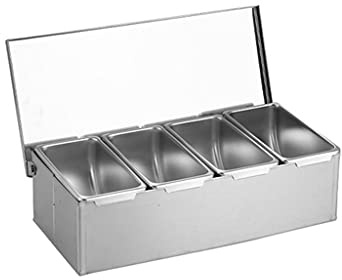 Seasoning Containers Set Stainless Steel Seasoning Box Jar Rack Condiment Cruet Bottle Square With Cover Travel Containers With Lids Square Lid Storage Box