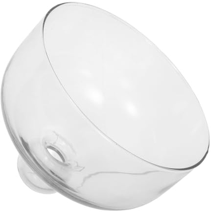 COLLBATH Coperchio in Vetro Trasparente Antispruzzo per Microonde 16 CM Copertura Ventilata per Riscaldamento Uniforme di Alimenti Protezione Igienica per Piatti e Ciotole da Cucina