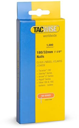 Tacwise 0363 Clavos Brad Galvanizados de Tipo 18G/32 mm, Paquete de 1000