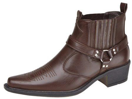 US Brass Herren Westernboots Stiefel, Schwarz - Größe: 43 (9 UK)