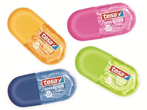 tesa 59816 6 m blau, grün, orange, pink ,1 Stück Band-Korrektur , Farblich sortiert