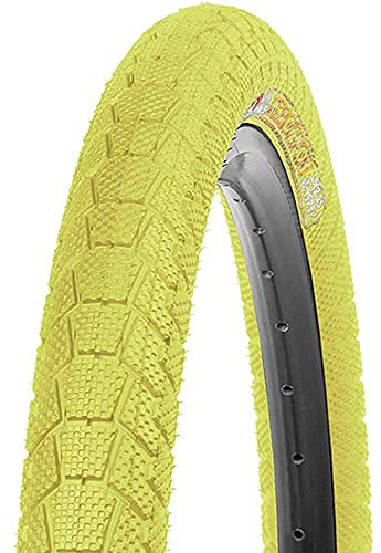 Kenda K-907 50-406-Coperta da 20 x 1,95 cm, Colore, Copertone Unisex Adulto, Giallo, Pneumatici con Filo Metallico, 20 X 1.95