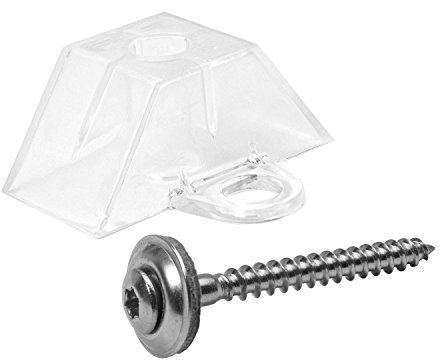 100 Abstandhalter 70/18, 76/18 Trapez für Wellplatten + Spenglerschrauben 4,5x45 TX20 EPDM 15mm Edelstahl A2 V2A