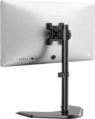 WALI Free Standing Single Monitor Stand for 13 to 32 Inch (MF001), Black