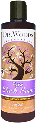 Dr. Woods Shea Vision Pure Black Soap mit Bio-Sheabutter, 450 ml