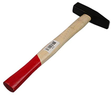 Marteau de serrurier avec manche en bois 400 g