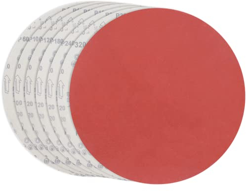 FEIHU Schleifscheiben 400mm klett.Durchmesser 400 Schleifpapier klett.Körnung 5X P60/100/120/180/240/320.Schleifscheibe klett Tellerschleifer für schleifen/polieren | (30Stück)