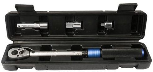 KKnoon Adjustable Torque Wrench Set 1/4Inch 3/8Inch Drive Spanner Kit 5-30N.m 10-60N.m Hand Tool Bicycle Motorbike Car Repairing Accessory