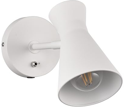 Reality Leuchten Wandspot Enzo R20781731, Metall Weiß matt, exkl. 1x E27 |