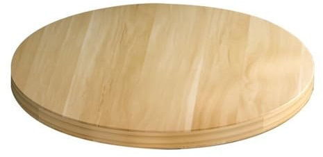 LHX 80 cm Holz-Drehteller for Esstisch, großer runder Drehteller for die Tischplatte, leiser Drehteller, runder Drehteller, 80 cm