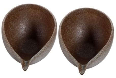 IMIKEYA Service à Thé Gongfu 2 Pièces Tasses à Thé En Porcelaine Bec Verseur Aigle Taille Extra Large Usage En Vrac Tradition Japonaise Maison Cuisine
