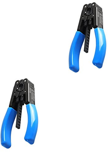 Gadpiparty 2 Piezas pelacables trinquete cable de taladro y kit juerga engatusar equipo pelador de cables wire stripper pelador cables accesorio para cables herramienta de compresión coaxial