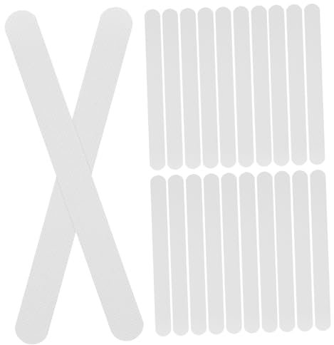 VINTORKY 24pezzi Strisce Antiscivolo Trasparenti Per Bagno Adesivi Impermeabili Per Vasca e Scale Sicurezza Per Ragazzo Ragazza Facile Installazione e Alta Resistenza Allo Scivolamento