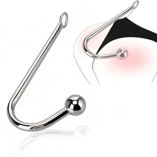 Gancio anale per donne in metallo Plug SM Perline anali Giocattoli BDSM uomini estremi Giochi sessuali Fetish unisex amanti di coppia