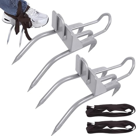 Scarpe Arrampicata Alberi 2 Cinghie Antiscivolo Ergonomiche Ammortizzanti