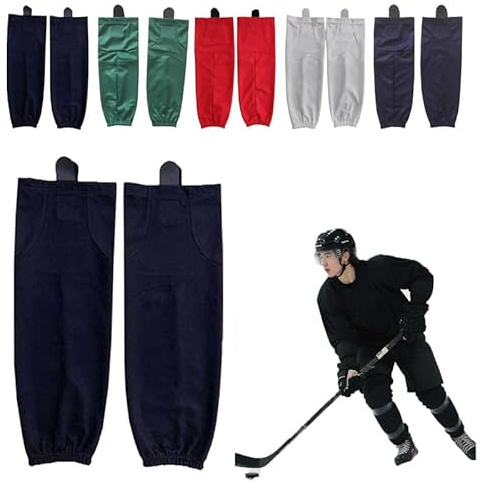 Reroon Multiple Colors Hockey Socks for Practic As Sports Fans, Players and Coaches Gift for Team Training, Junior