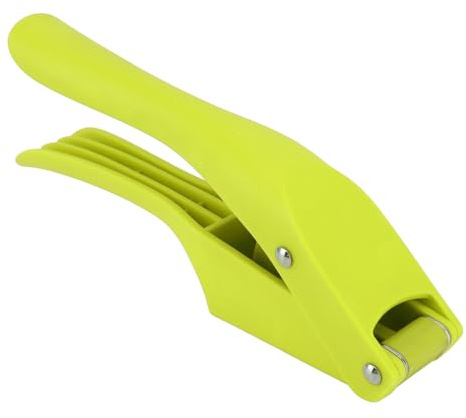 SIXRUN Aglio Pressa, 2 su 1 Taglierina All'aglio, Compatta e Facile da Usare, Plastica PP Premium, Design Multifunzionale, per L'aglio (GREEN)