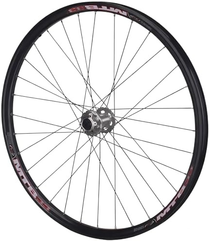 26 27,5 29 Zoll Mountainbike Vorderrad Steckachse Scheibenbremse Vorderradnabe Doppellagig Felge Aus Aluminiumlegierung Für Dirt Jump Bike/XC/AM(26'' Silver,15x100MM)