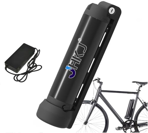 JHKJ Baterías de Iones de Litio para Bicicletas eléctricas con Forma de Botella de 24 V, 7,5 Ah y 10,5 Ah, y batería con Forma de Tetera de 36 V, 5 Ah y 7 Ah.,24v,10.5Ah