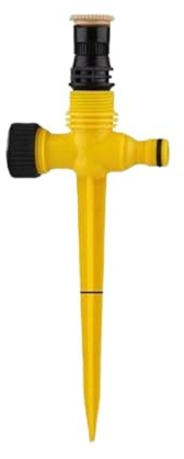 Gartensprinkler, 360°-Drehung, Bewässerung, Bewässerungssystem, automatische Landwirtschaft, Rasen, Bauernhof, Gewächshaus, Pflanze(Yellow)