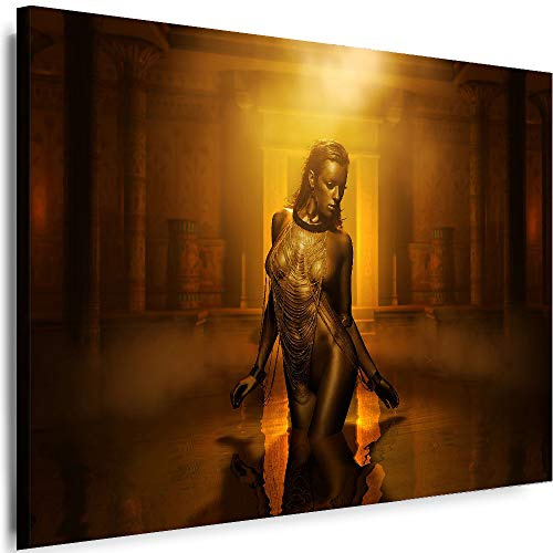 Myartstyle - Bilder Erotik Frau 80 x 60 cm Leinwandbilder Xxl - 1 Teilige Wandbilder Akt Sexy Girl Modern Kunstdrucke w-a-2025-39