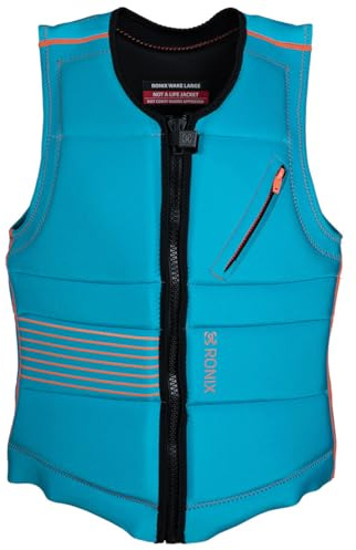 Ronix Coral Women's CE Approved Impact Vest, Aqua Blue, X-Small