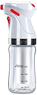 Dispensador de cilindros de aceite 10.1Oz Pulverizador de aceite eléctrico Botella Tipo de empuje Hogar Alóleo Atomizado y Dispensador de vinagre Cocina Control de aceite de control de aceite Botella