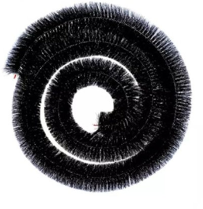 Gutter Brush Leaf Guard Protection Lead Leaf Filter Guttering Drain Debris Cleaner Leaves Cleaner Roof Gutter Unblocker Black 100mm X 4 Meters Each Roll Gutter Guard (6)