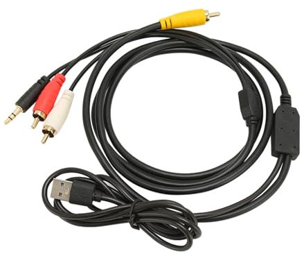 Cable de Audio Digital a Analógico, Cable RCA óptico a Analógico SPDIF Digital, Convertidor Coaxial de Sonido Digital a Analógico de 3,5 Mm para Cine en Casa HDTV