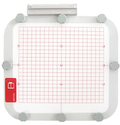 MagnaHoop Magnetrahmen für Brother Quattro 6000D 6700D Innovis NV6700D 6750D VQ2400 XE1 XJ1 und Babylock Solaris Destiny Ellisimor, Metall-Magnet-Stickmaschinen-Schärpe Rahmen (8 x 8-SA446M)