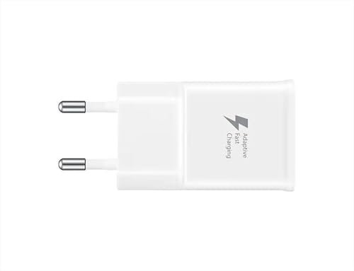 Caricabatterie 15W USB, Ricarica Rapida, Compatibile con Samsung e tutti i dispositivi con cavoin entrata USB, Bianco (bianco)