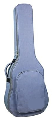 Gitarrenkoffer 36/41 Zoll, 900D wasserdichtes Oxford-Gewebe, Gitarrentasche, 6/12 mm Baumwolle, doppelte Schultergurte, gepolsterter weicher Gitarren-Rucksack für Konzertgitarren(41 Inch 12mm Sponge)