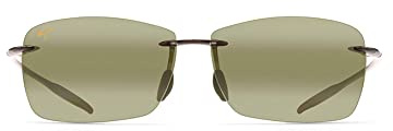MAUI JIM LIGHTHOUSE ht lighthouse smoke grey Sunglasses Unisex Standard, Standard, Unica