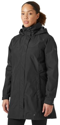 Helly Hansen Women's W Aden Long Coat, Black, XL