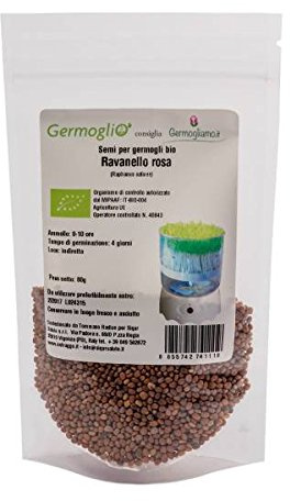 Germogliamo - semi per germogli Bio - Ravanello Rosa
