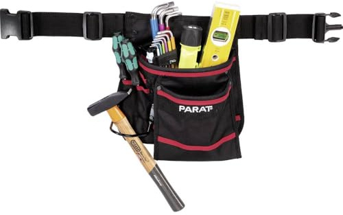 PARAT verktygsväska parabel M (bältesväska för ca 9 verktyg, innerfack, nylon, bälte justerbar) 5990835991, svart