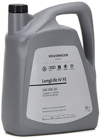 Aceite Motor Original Longlife IV SAE 0W20 Aprobacion VW 50800 50900 5 Litros