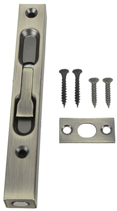 Pestillo Deslizante, Pestillo de Perno de Puerta de Seguridad, Pestillo de Perno Al Ras de Acción de Palanca de Puerta de Tubo Oculto de Aleación de Aluminio, Cerradura de Perno