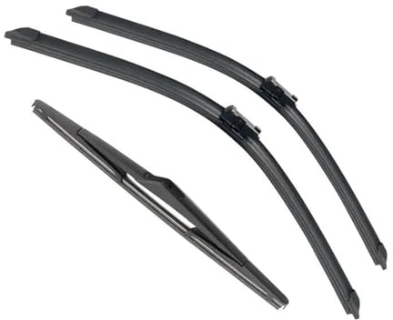 Autowischerblatt Für Ford Für Fiesta MK6 2008-2016 Auto Vorne Hinten Wischer Klingen Scheibenwischer Auto Windschutzscheibe Auto Wischer Auto Teile Auto-Wischerblatt-Set(Color:3 wipers)