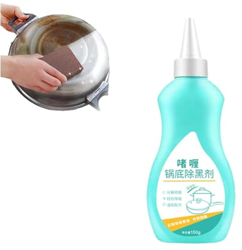 Detergente gel per fondo pentola, detergente gel magico per pentole e padelle, gel detergente nero per fondo pentola da 150 g, detergente per incrostazioni nere fondo pentola (1pcs)