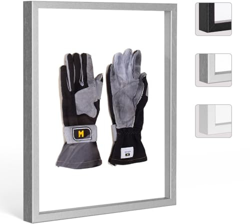 Bildershop-24 Objektrahmen Trikotrahmen Vario inkl. Bügel und Passepartout 40x60cm Mattsilber (lackiert)