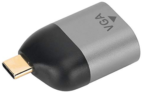 POENVFPO Video Converter Type-C Male a VGA para /, Mini Administrador de Mini de Rendimiento para 1080p a 60 Hz, Enchufe y Lectura Portátil para Casi Computadoras