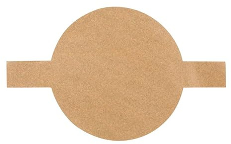 100 hojas de papel pergamino redondo para hornear para moldes de pasteles, hojas seguras para horno hasta 270 °C, revestimiento antiadherente de liberación suave, siliconas de grado alimenticio, papel