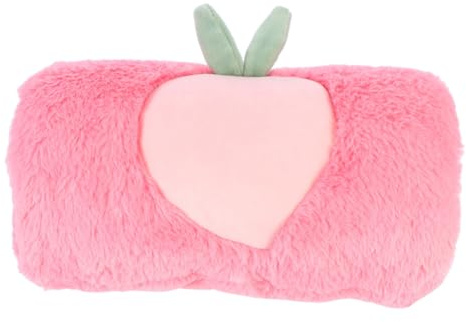 BUGUUYO Muff de Piel Sintética Suave y Cálido para Manos y Brazos Cojín Abrazable con Diseño de Fruta Calentador para Invierno Casa y Oficina Regalo para Mujer