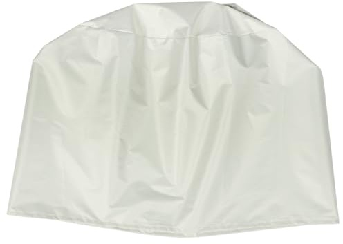 CIYODO Copertura per Barbecue a Gas 50X46 CM 210D Beige Resistente UV e Strappi, Protezione Esterna per Griglia Cordoncino Regolabile, Accessorio per Barbecue da Esterno