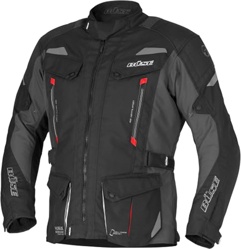 Büse Lago 3 Motorrad Textiljacke, schwarz, L