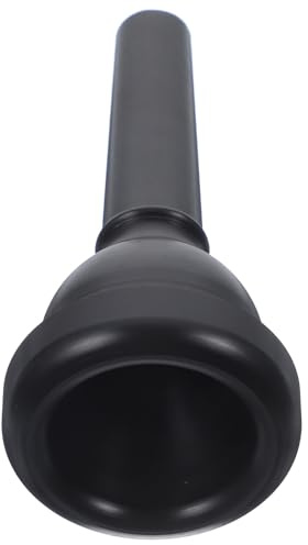 Boquilla de Trombón Alto de Plástico Abs Negra, Accesorio | Tubo Ancho, Estructura Simple y Peso Ligero, para Principiantes y Profesionales